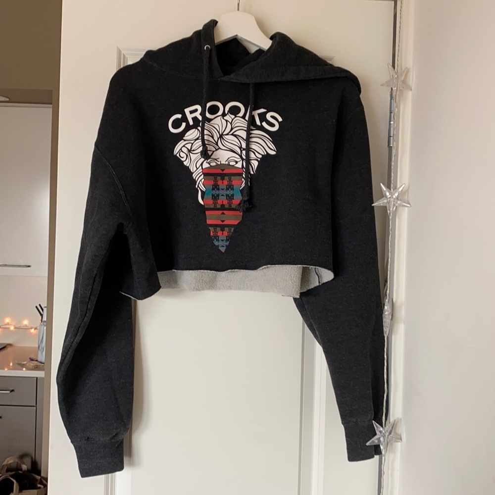 Crooks Cropped Hoodie Pac Sun